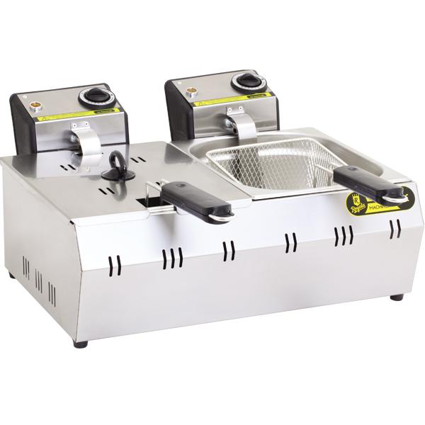 Double electric Fryer 5+5 lt