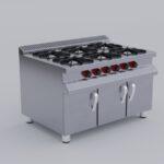გაზქურა კარადით, 6  ქურა    SDKZ 1510