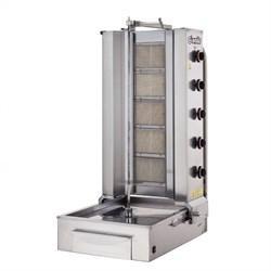 Shawarma machine with lower engine, 5 lighter, LPG