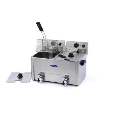 Electric Fryer 8+8L with Faucet