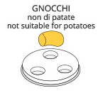 პასტის აპარატის პირი - Gnocchi