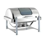Chafing Dish საგორაო შუშის სახურავით YD-6501KS-1